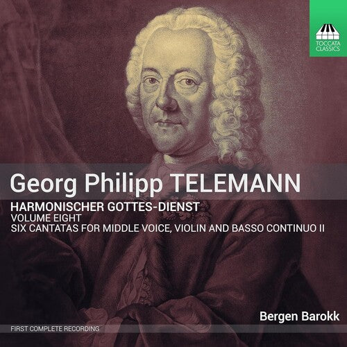 Bergen Barokk Telemann: Harmonischer Gottes-Dienst, Vol. 8 - Six Cantatas - 2-Disc CD Album