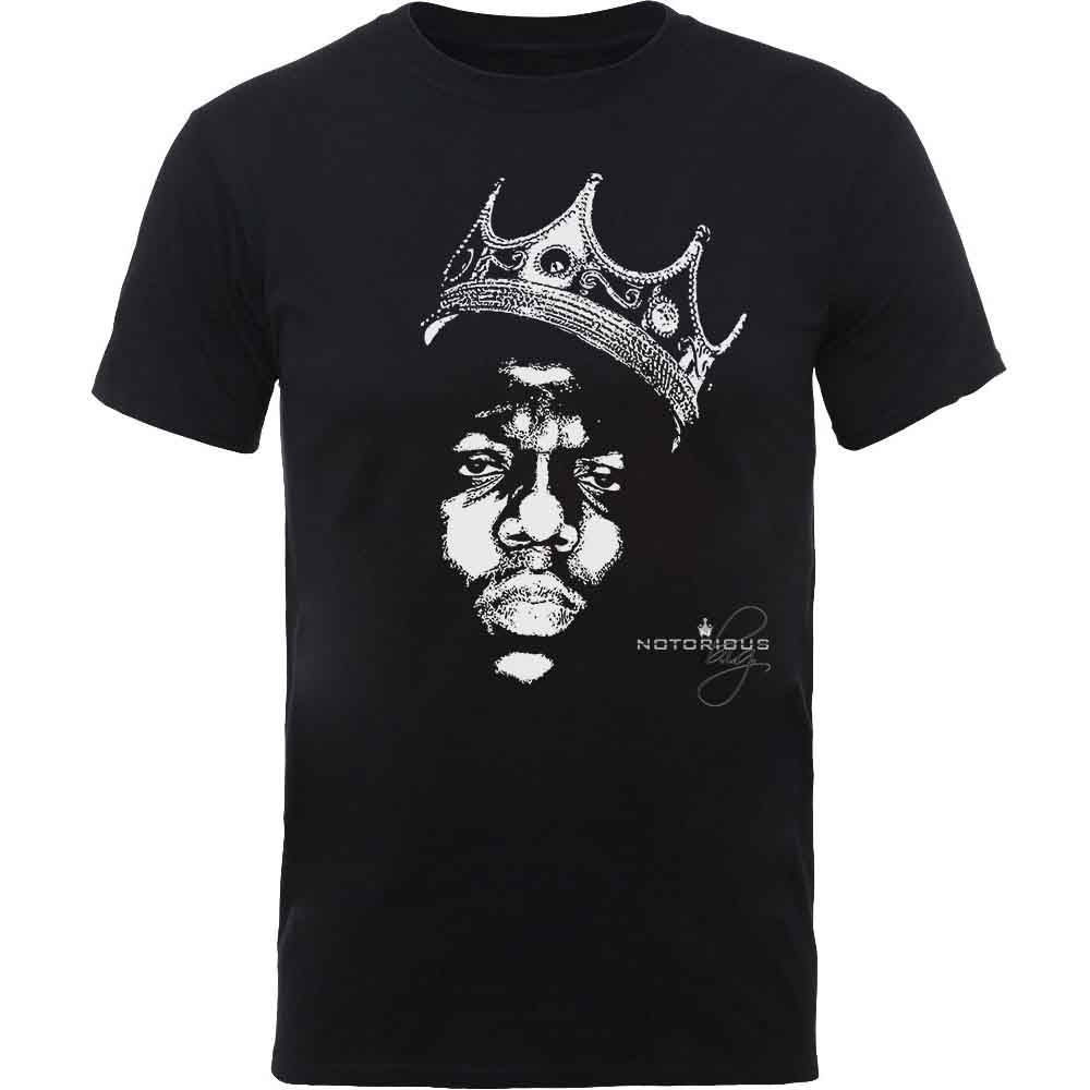 Biggie Smalls Crown Face Black
