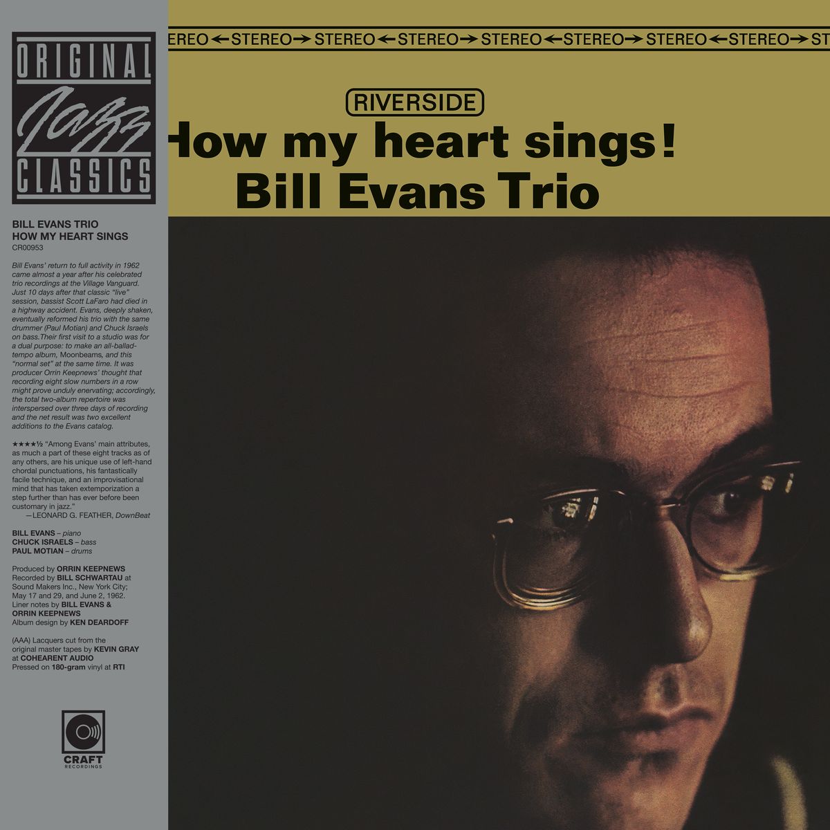 Bill Evans Trio How My Heart Sings (Original Jazz Classics Series) (180G) [LP]