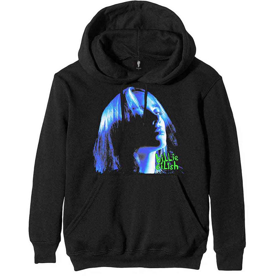Billie Eilish Neon Shadow Blue Black
