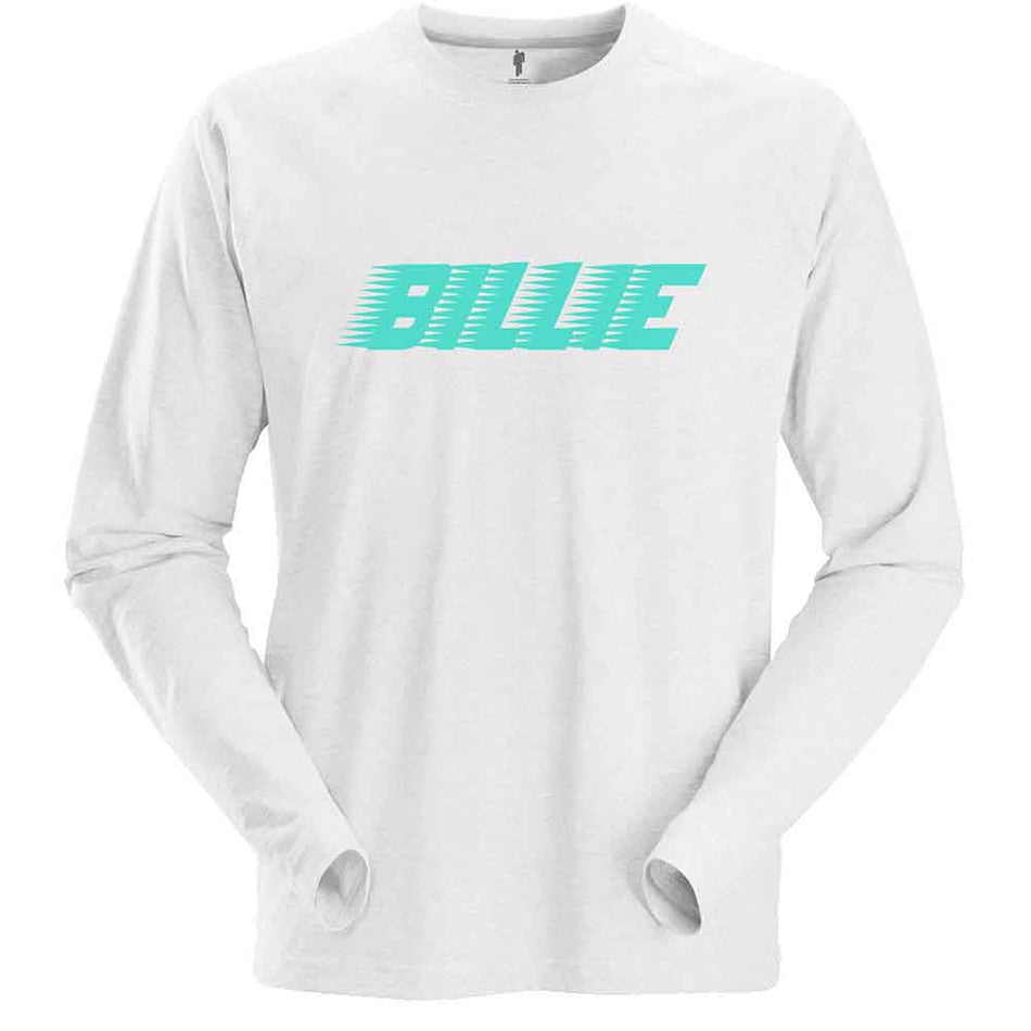 Billie Eilish Racer Logo White