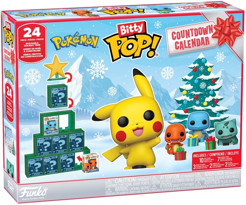 Bitty Pop Countdown Calendar Pokemon Funko Bitty POP! Countdown Calendar: Pokemon - CD Album