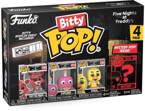 Bitty Pop Five Nights at Freddys FUNKO Bitty POP!: Five Nights at Freddy's - Foxy 4-Pack (FNAF) - CD Album