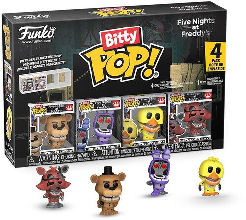 Bitty Pop Five Nights at Freddys Funko Bitty POP!: Five Nights at Freddy's - Withered 4-Pack - CD Album