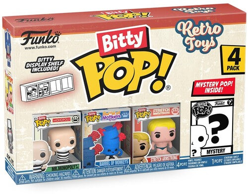 Bitty Pop Retro Toy FUNKO Bitty POP!: Retro Toys - Mr. Monopoly 4-Pack - CD Album