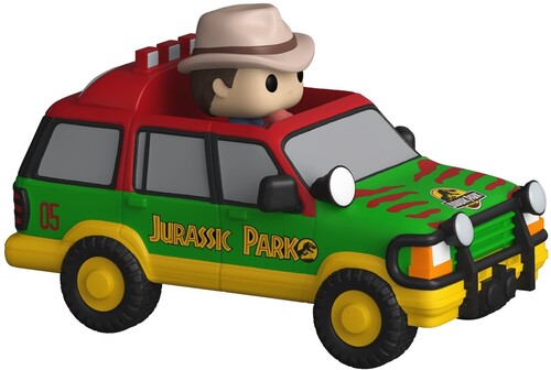 Bitty Pop Ride Jurassic Park Funko Bitty POP! Ride: Jurassic Park - Dr. Alan Grant and Jurassic SUV - CD Album
