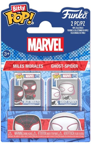 Bitty Pop Spiderman Funko Bitty POP: Spider-Man 2-Pack - Miles Morales & Gwen Stacy - CD Album