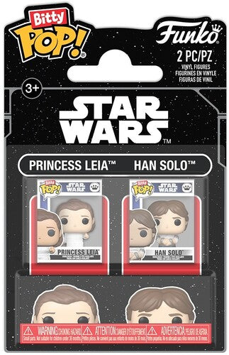 Bitty Pop Star Wars Funko Bitty POP: Star Wars Empire Strikes Back 2-Pack - Leia and Han - CD Album