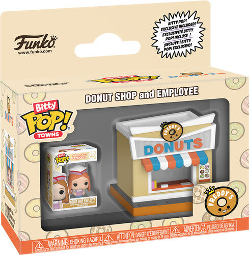 Bitty Pop Town Bitty City Funko Bitty POP! Towns: City Donut Shop and Employee - CD Album