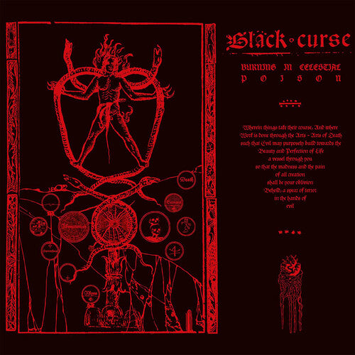 Black Curse Burning In Celestial Poison - Record Album - Vinyl LP