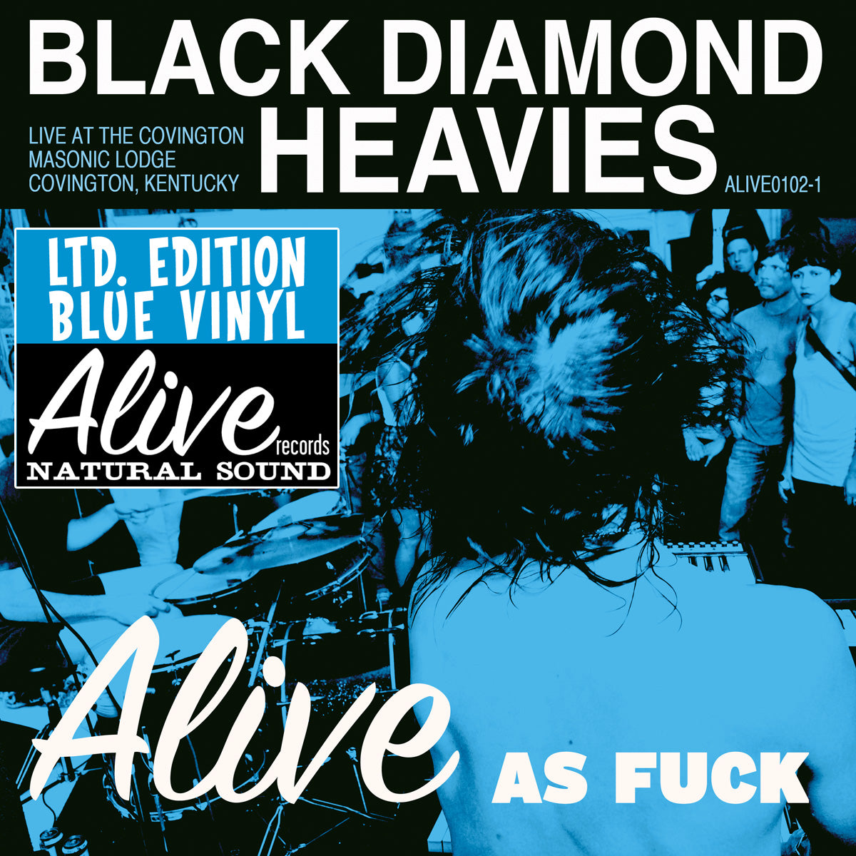 Black Diamond Heavies Alive As Fuck: Masonic Lodge, Covington, KY (RED VINYL)
