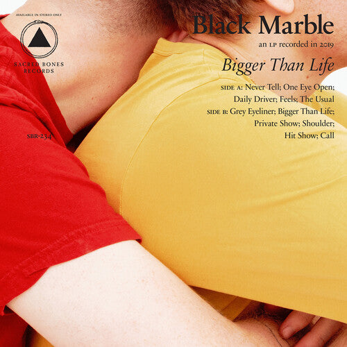 Black Marble Bigger Than Life - Record Album - Vinyl LP