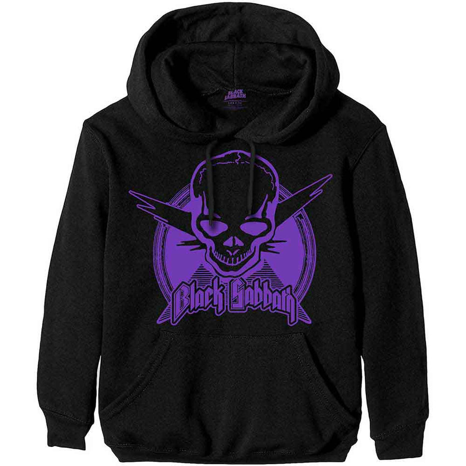 Black Sabbath Aviation Skull Black