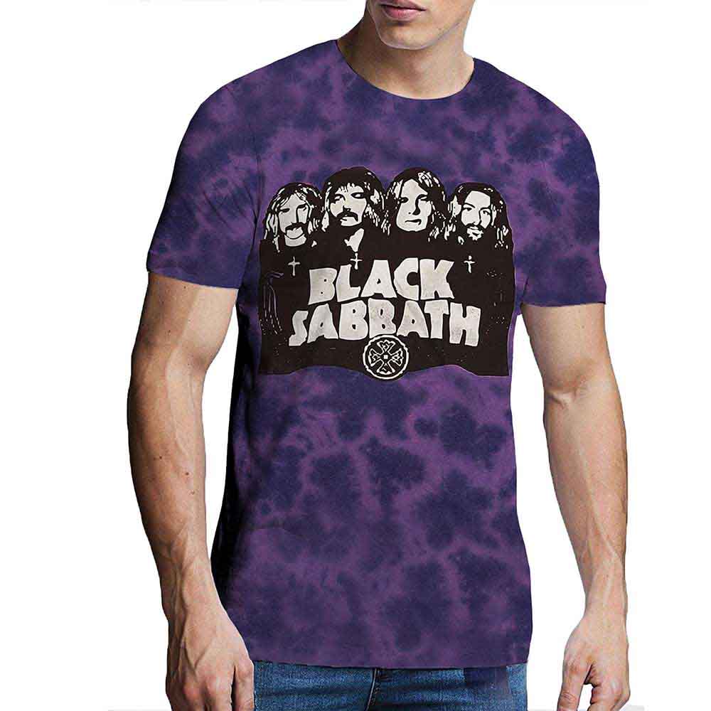 Black Sabbath Band & Logo Purple