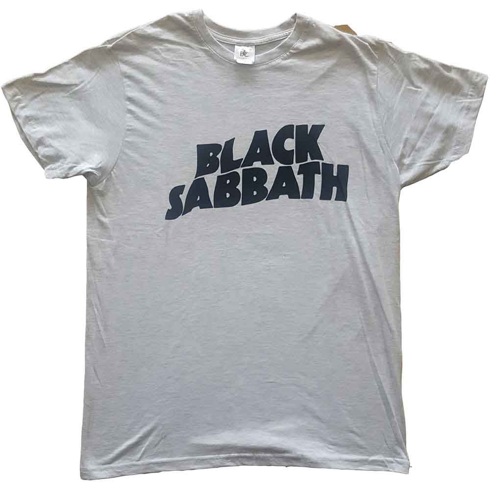 Black Sabbath Black Wavy Logo Grey
