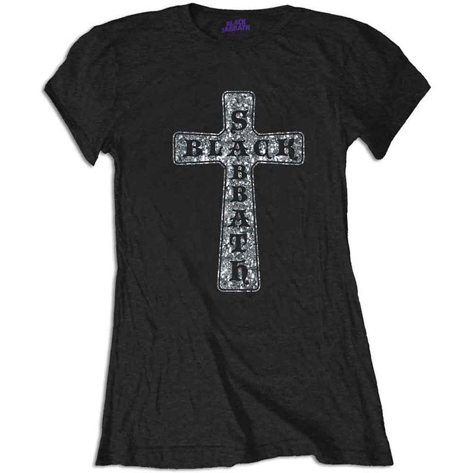 Black Sabbath Cross Black
