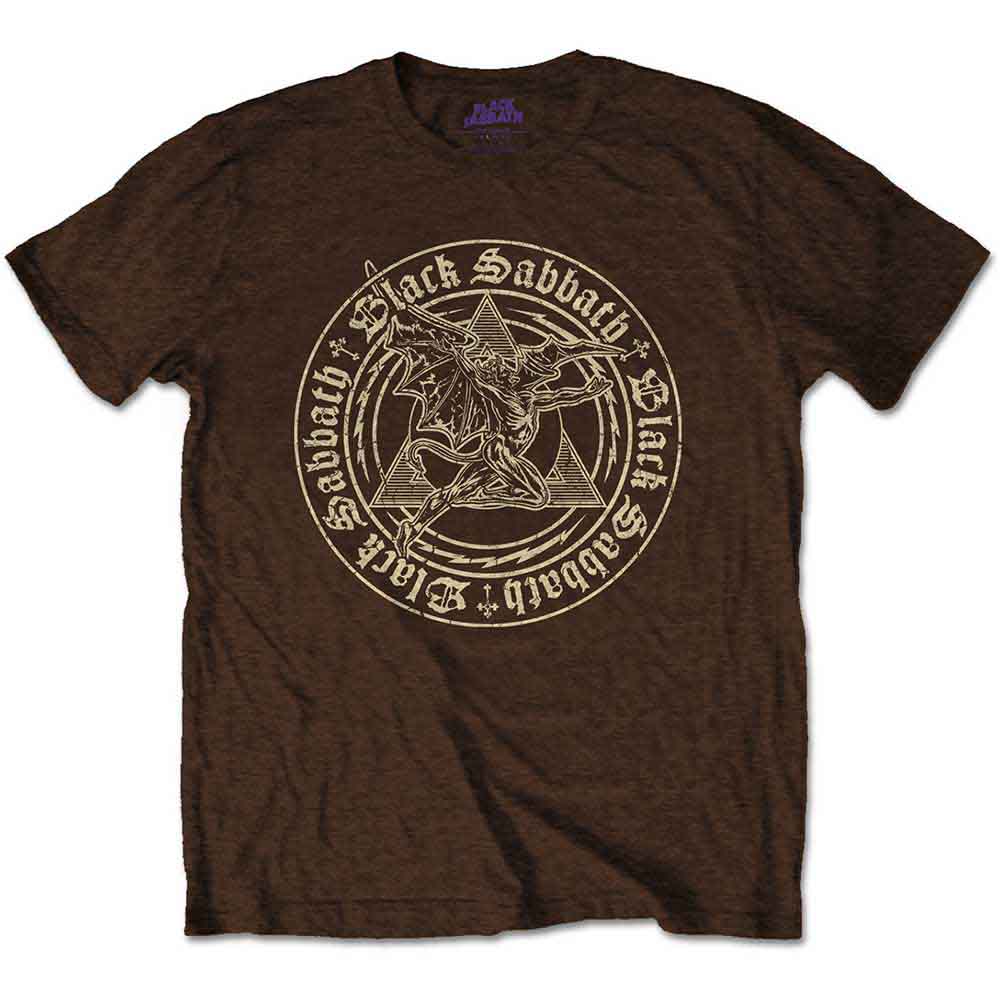 Black Sabbath Henry Pyramid Emblem Brown