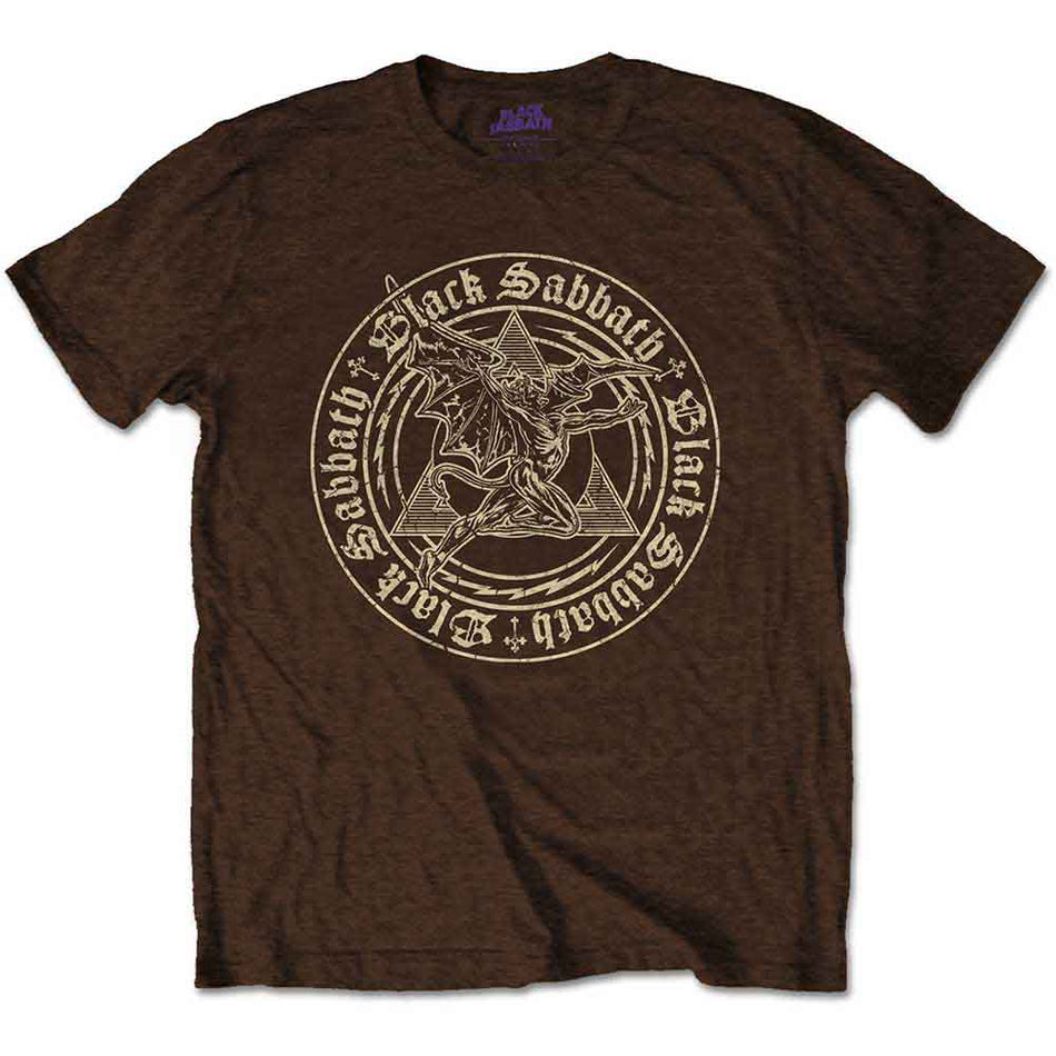 Black Sabbath Henry Pyramid Emblem Brown