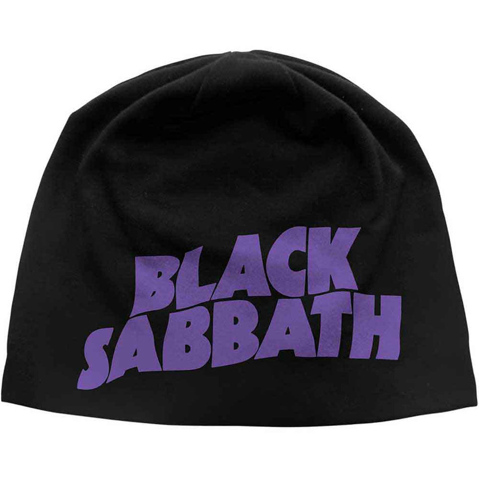Black Sabbath Purple Logo JD Print Black