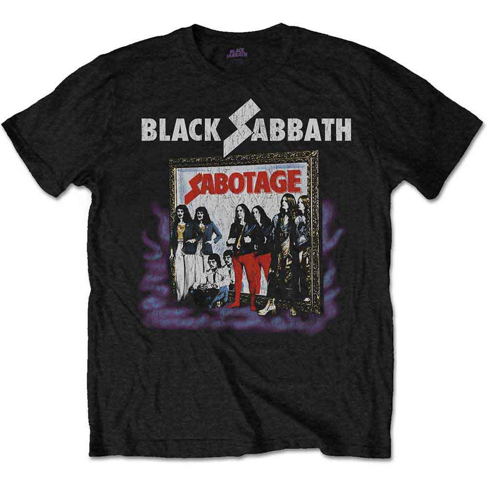 Black Sabbath Sabotage Vintage Black