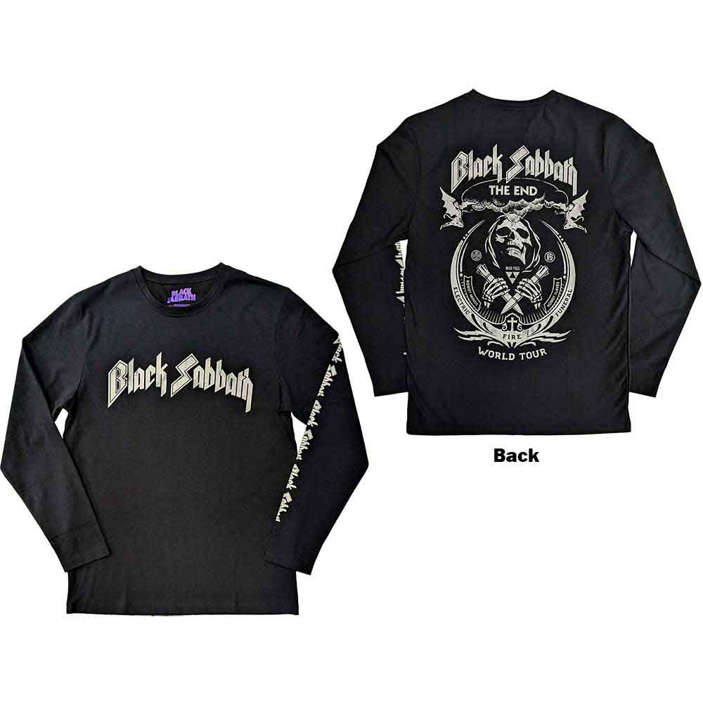 Black Sabbath The End Mushroom Cloud Black