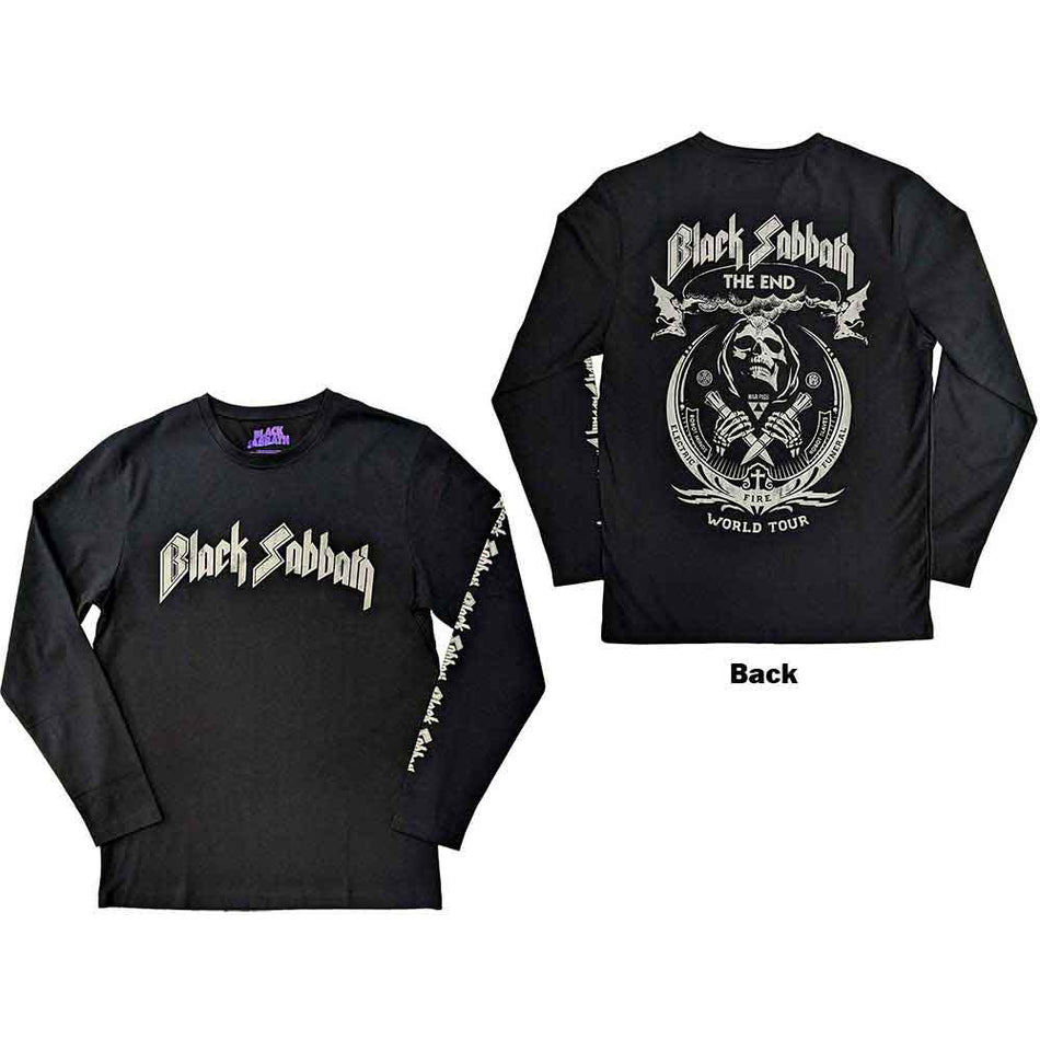 Black Sabbath The End Mushroom Cloud Black