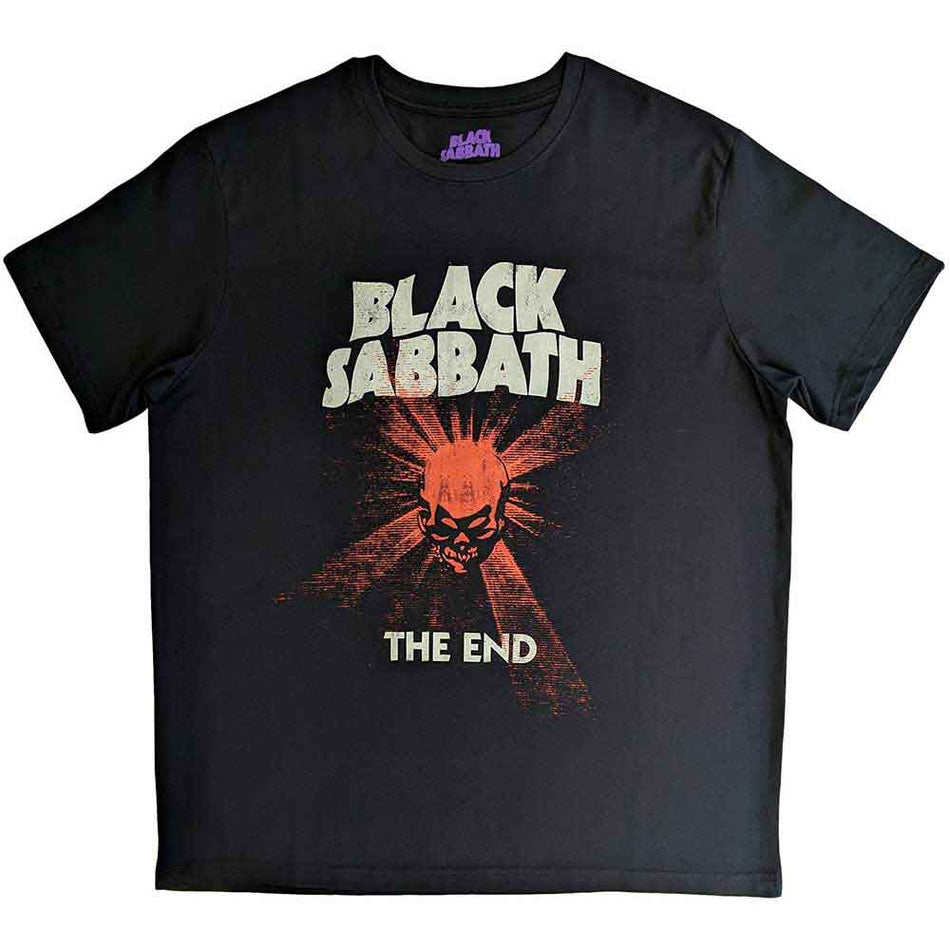 Black Sabbath The End Skull Shine Black