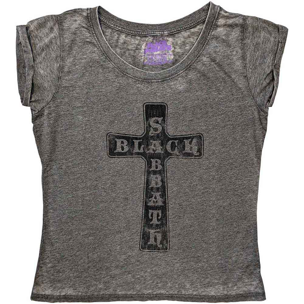 Black Sabbath Vintage Cross Grey