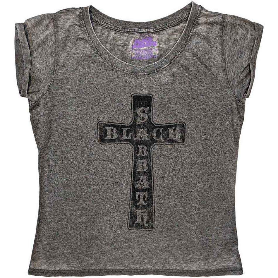Black Sabbath Vintage Cross Grey