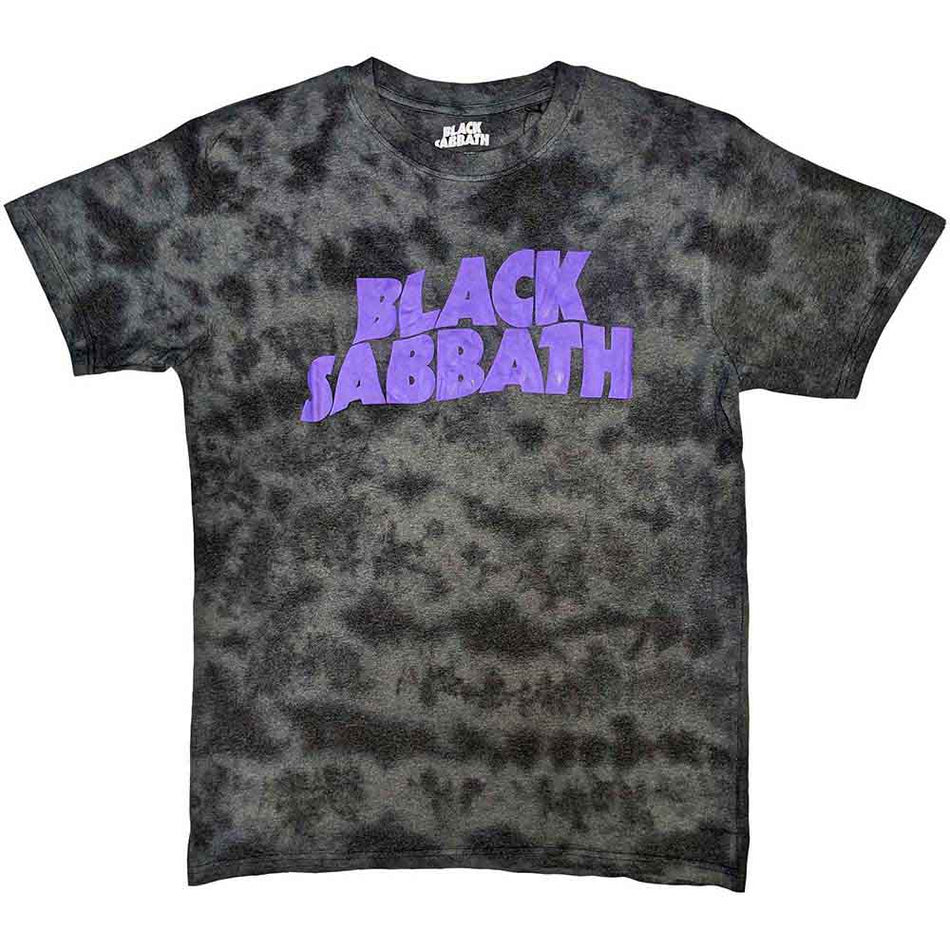 Black Sabbath Wavy Logo Black