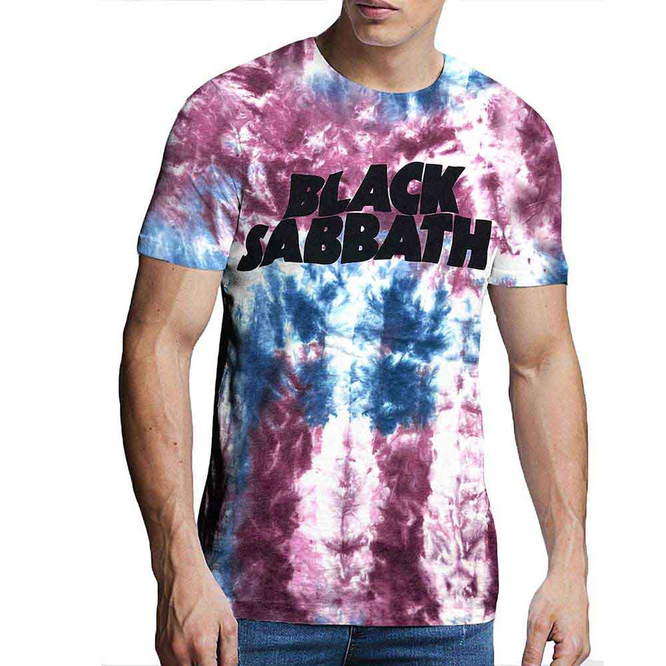 Black Sabbath Wavy Logo Blue