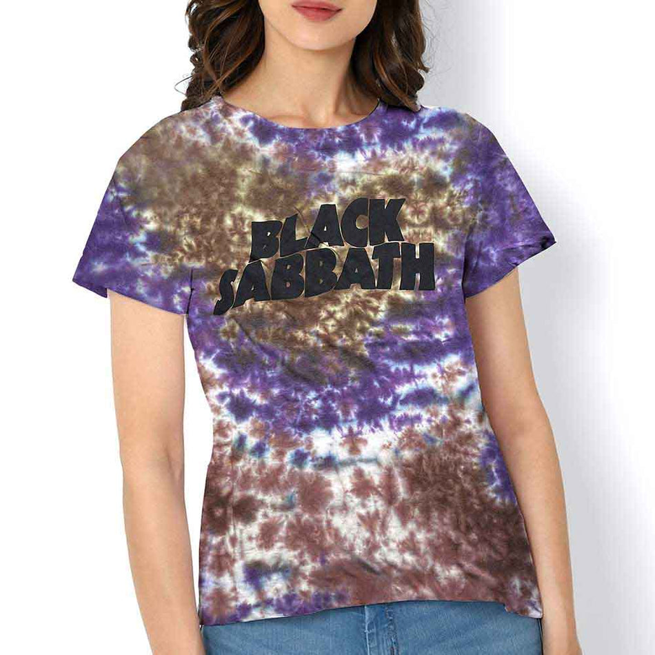 Black Sabbath Wavy Logo Purple