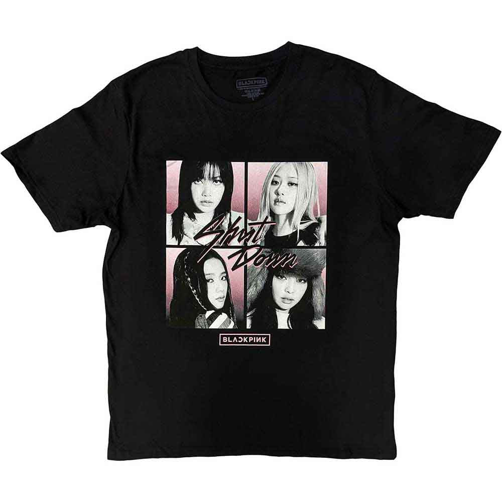 BLACKPINK Shut Down Photo Grid Black