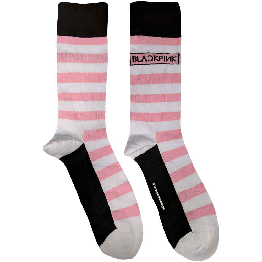 BLACKPINK Stripes & Logo White
