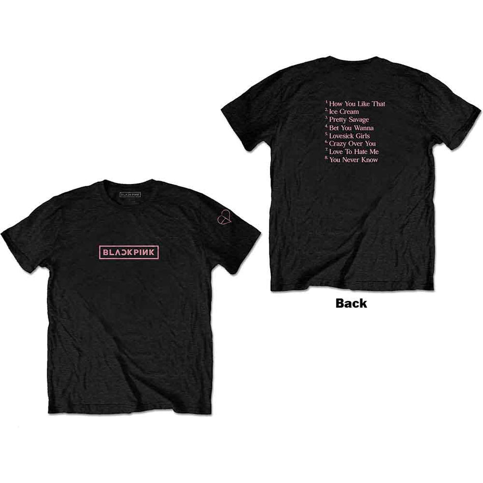 BLACKPINK The Album Track list Black
