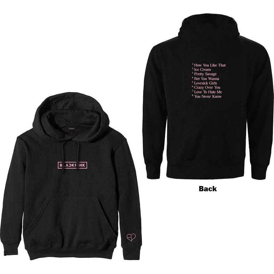 BLACKPINK The Album Tracklist Black