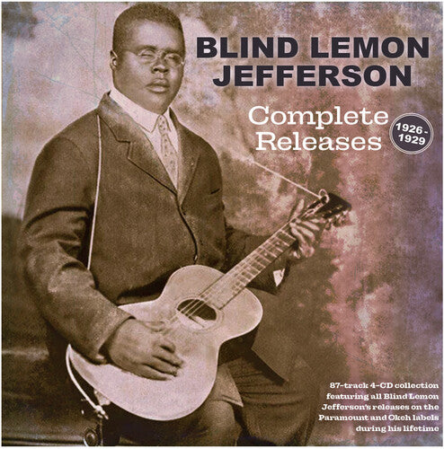 Blind Lemon Jefferson Complete Releases 1926-29 - 4-Disc CD Album