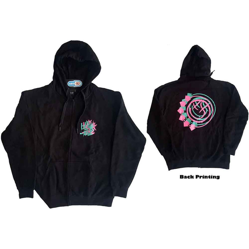 Blink-182 Double Six Arrow Smile Black