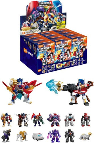Blokees - Tf Defender Wave 7 12PC Pdq Beast Blokees - Transformers - Defender Version - 07: Power of the Beast Model Kit 12ct PDQ Display