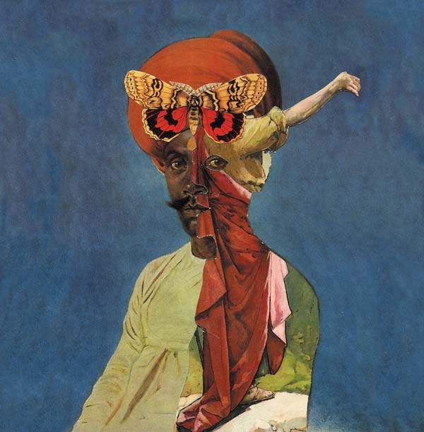 BLOOD STEREO/HAIR & TREASURE Split LP