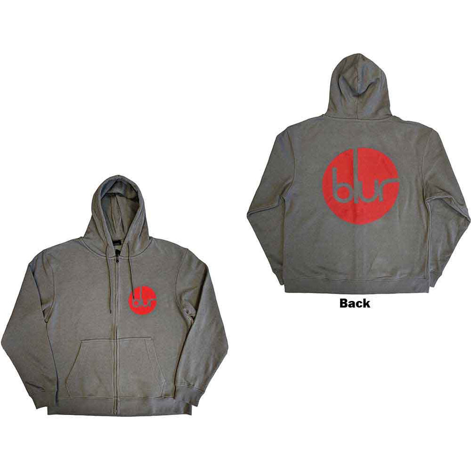 Blur Circle Logo Grey