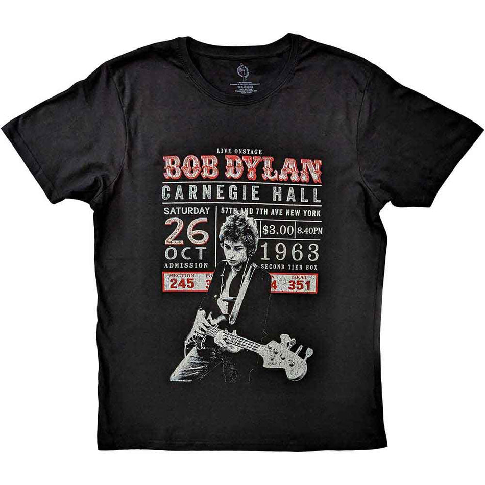 Bob Dylan Carnegie Hall '63 Black