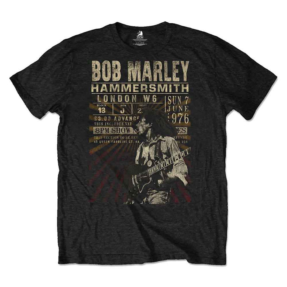 Bob Marley Hammersmith '76 Black