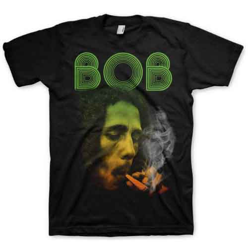 Bob Marley Smoking Da Erb Black