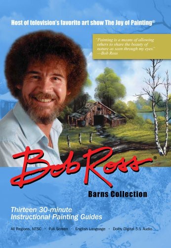 Bob Ross Joy of Painting: Barns Collection - 3-Disc DVD Set