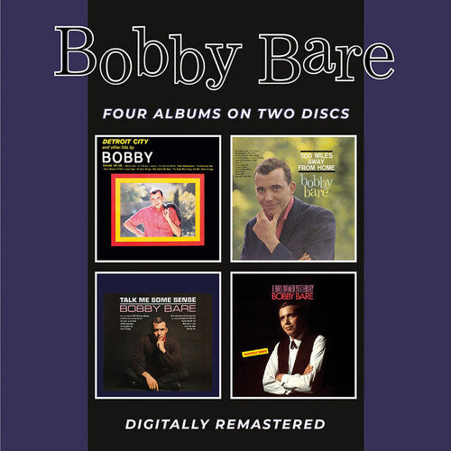 Bobby Bare Detroit City & Other Hits / 500 Miles Away From Home / Talk Me Some Sense / A Bird Named Yesterday + Bonus Tracks - CD Album