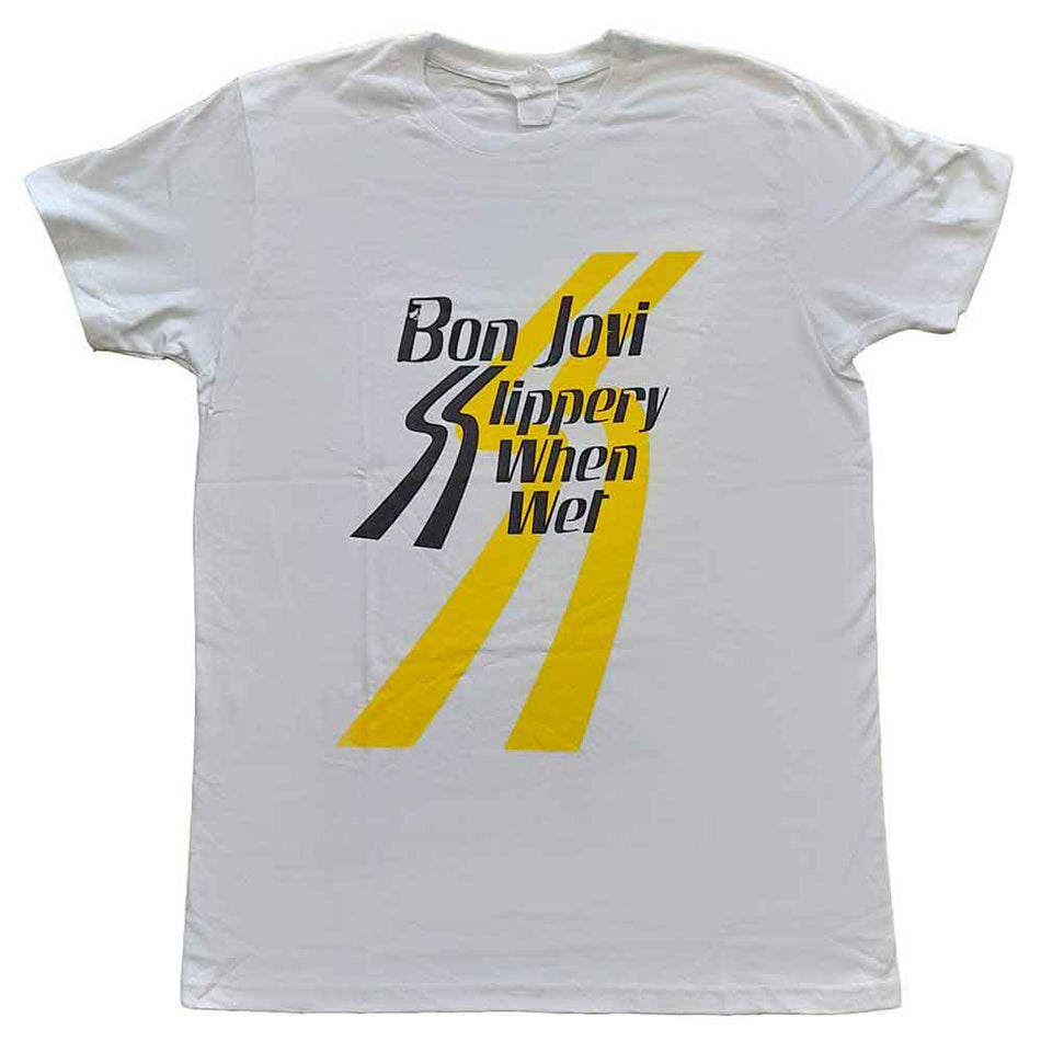Bon Jovi Slippery When Wet White