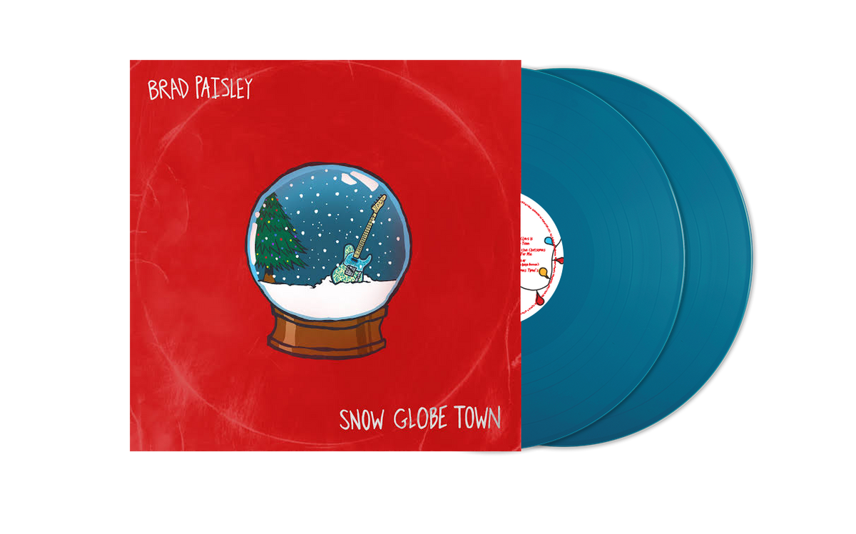 Brad Paisley Snow Globe Town [Aqua Vinyl] [2LP]