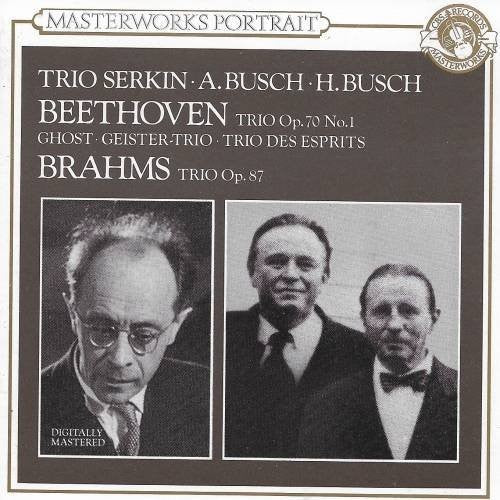 Brahms / Beethoven / Busch Trio Op 70 No 1 - CD Album