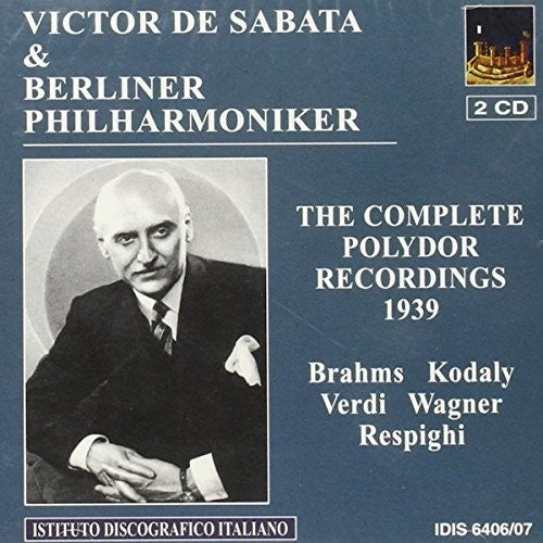 Brahms J / Berlin Philharmonic Orch / De Sabata Brahms J.: Symphony 4 - CD Album